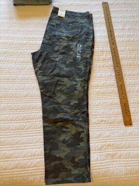 NWT Style & Co Womens Plus Cargo 5 Pocket Slim Leg Pants 24W